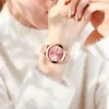 A cross-border bestseller of a popular women's watch, a simple, waterproof, luminous, dual calendar, non-mechanical, and fully automatic Korean version details Picture